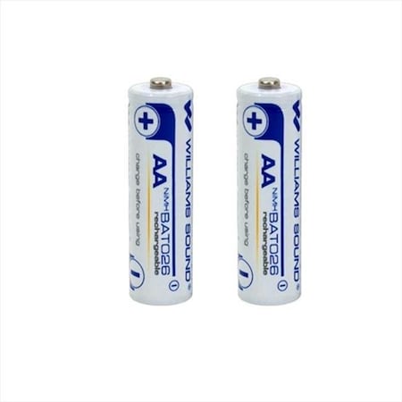 Williams Sound Williams Sound BAT026-2 AA NiMH Rechargeable Batteries; 2 Count WS-BAT026-2